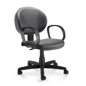 Cadeira Executiva PLUS LISA c/ Braço Corsa - COR PRETO 32966