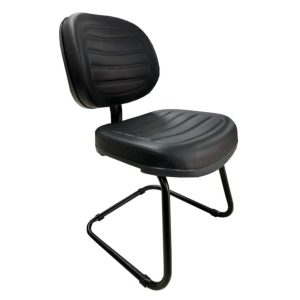Cadeira Executiva Costurada Base em "S" PRETA - Cor Preta 31014