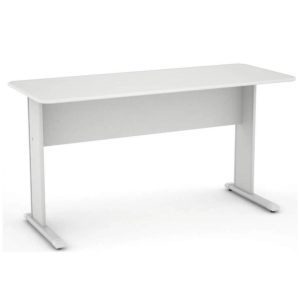 Mesa Escritório 1,50x0,60m - Sem Gavetas - JOB - CINZA/CINZA - 43098