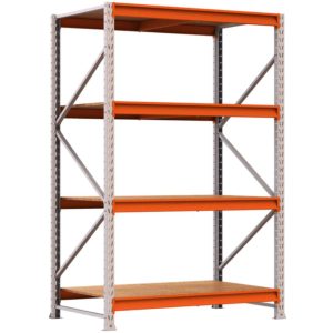 Prateleira Porta Pallet com 04 Bandejas - 3,00x1,80x0,80m - PME - 11089