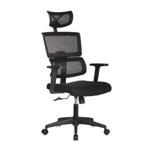 Cadeira Presidente TELA TOKYO - Cor Preto - PMD - 30052