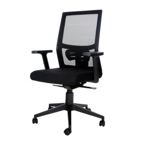 Cadeira de Escritório Diretor TELA Mesh KIEV - COR PRETO - Pollo Móveis - 34006