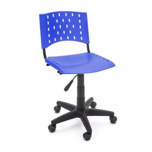 Cadeira de Escritório Giratória PLÁSTICA - PMD - COR AZUL - 31302