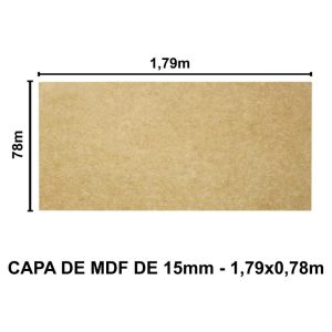 MDF 15MM PORTA PALLET - POLLO MÓVEIS - 15103