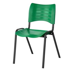 Cadeira Fixa 04 Pés Plástica (Polipropileno) - Cor Verde - PMD - 31231