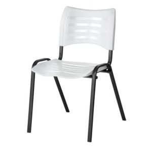 Cadeira Fixa 04 Pés Plástica (Polipropileno) - Cor Branco - PMD - 31236