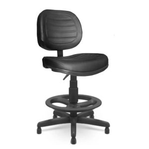 Cadeira Caixa EXECUTIVA COSTURADA S/ BRAÇOS - (Aranha PMD) - Cor Preta - 35025