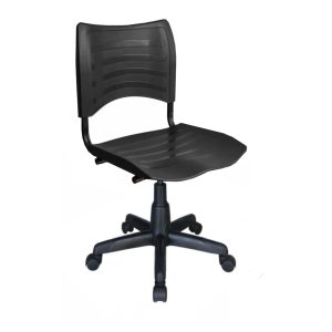 Cadeira de Escritório Giratória PLÁSTICA - PMD - COR PRETO - 31312