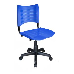 Cadeira de Escritório Giratória PLÁSTICA - PMD - COR AZUL - 31317