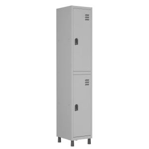 Roupeiro de Aço com 02 PORTAS GRANDES - 1,84x0,32x0,35m - CZ/CZ - W3 -10910