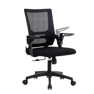 Cadeira de Escritório Diretor Tela DUNA braço ajustável - Cor Preto - 34027