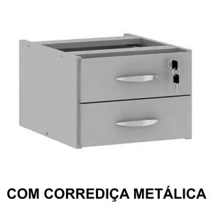 Gaveteiro Suspenso com 02 Gavetas CZ/CZ - MAXXI - 42998